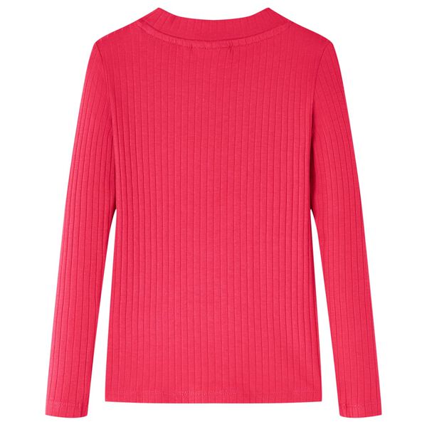 Maglietta da Bambina a Maniche Lunghe Fucsia 140