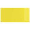 vidaXL Rivestimento da Cucina 2 pcs Giallo 100 x 50 cm vetro temperato