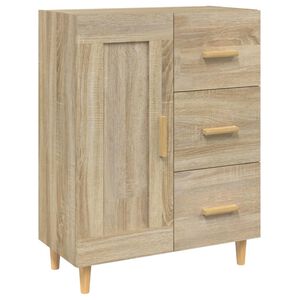 vidaXL Credenza Rovere Sonoma 69,5x34x90 cm in Legno Multistrato