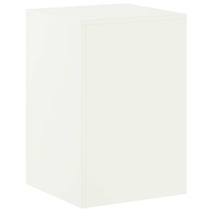 vidaXL Supporto per piante Bianco 40 x 40 x 60 cm Acciaio