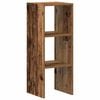 vidaXL Libreria Impilabili Legno Antico 30x30x80 cm Legno Multistrato