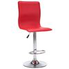 vidaXL Sgabelli da Bar 2 pz Rossi in Similpelle
