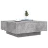 vidaXL Tavolino Salotto Grigio Cemento 80x80x31 cm Legno Multistrato