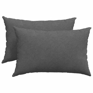 vidaXL Cuscini da Divano 2 pcs Grigio scuro 60 x 40 cm