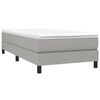 vidaXL Struttura Letto a Rete a Molle Grigio Chiaro 80x200 cm Tessuto