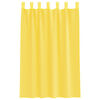 vidaXL Tende in Voile con Passanti 2 pz Giallo 140x175 cm