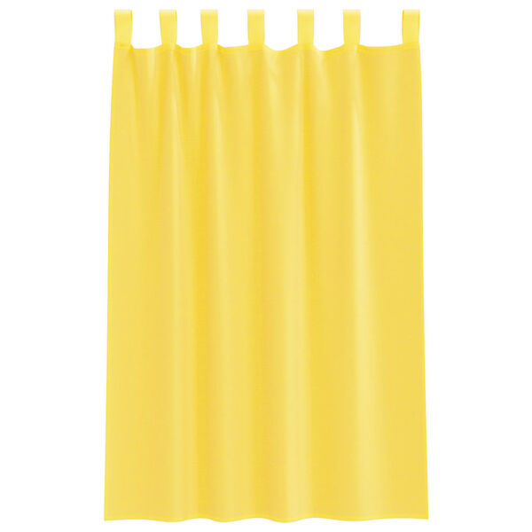 vidaXL Tende in Voile con Passanti 2 pz Giallo 140x175 cm
