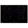 vidaXL Piano Cottura Induzione 4 Zone Controlli Touch Vetro 77cm 7000W