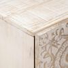 vidaXL Credenza Bianco 40 x 33,5 x 75 cm Legno di mango massello