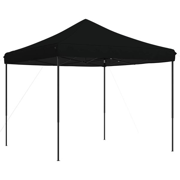 vidaXL Tenda da Festa Pieghevole Pop-Up Nero 292x292x315 cm