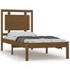 vidaXL Giroletto ambra in Legno Massello 90x190 cm Single