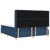 vidaXL Letto a molle con materasso Blu 140 x 200 cm Tessuto