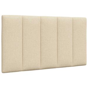 vidaXL Cuscino Testiera Hanko Crema 80 cm in Tessuto