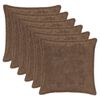 vidaXL Federa 6 pz HOUTEN Marrone Chiaro 40 x 40 cm