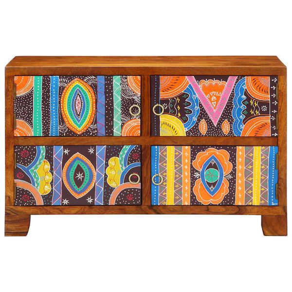 vidaXL Mobile per scarpe con archiviazione Marrone 90 x 35 x 55 cm