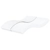 vidaXL Materasso in Schiuma Bianco 200x220cm Durezza H2 H3