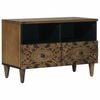 vidaXL Mobile TV Marrone 70 x 33,5 x 46 cm Legno di mango massello