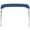 vidaXL Bimini di Prua con Tendalino a 3 Archi Blu 183x140x137 cm