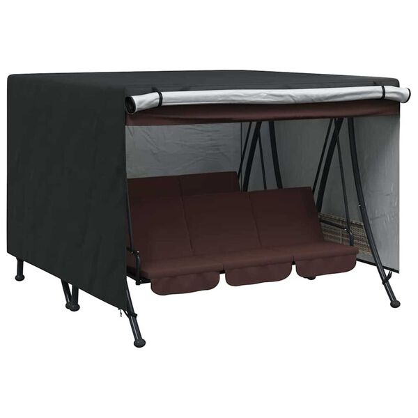 vidaXL Copertura per dondolo da esterno 250 x 250 x 160 cm
