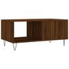 vidaXL Tavolino da Salotto Rovere Marrone 90x50x40cm Legno Multistrato