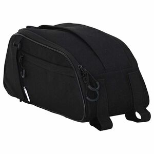 vidaXL Borsa per biciclette Nero 38 x 16 x 16 cm Poliestere
