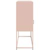 vidaXL Credenza Rosa 100,5x39x107 cm in Acciaio Laminato a Freddo