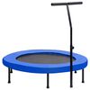 vidaXL Trampolino da Fitness con Manico e Tappetino di Sicurezza 122cm