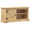 vidaXL Mobile Porta TV Corona 100x40x52 cm in Legno Massello di Pino