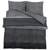 vidaXL Set Copripiumino Grigio Scuro 260x240 cm in Cotone