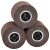 vidaXL Rulli Abrasivi 3 pz Marrone 12 x 12 x 10 cm Fibre sintetiche