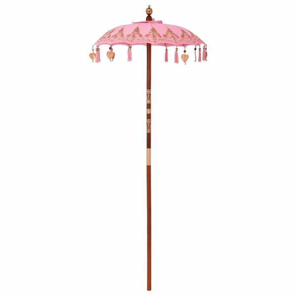 vidaXL Parasol Balinese Rosa 95 x 95 x 260 cm