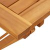 vidaXL Set Pranzo da Giardino Pieghevole 5pz Legno Massello di Acacia
