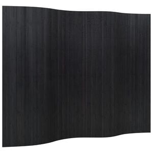 vidaXL Divisorio Ambienti Nero Larghezza 250 cm Altezza 165 cm in Bamb&ugrave;