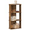 vidaXL Libreria a 3 Ripiani Legno Vecchio 60x30x120 cm in Truciolato