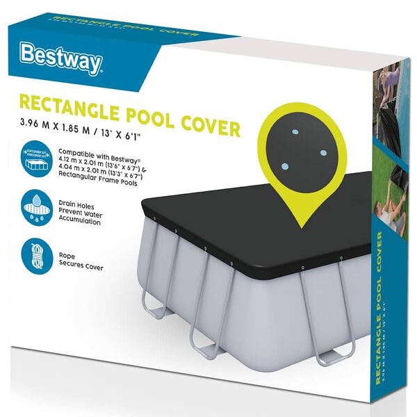 Bestway Copertura per Piscina Flowclear 404x201 cm
