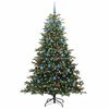 vidaXL Albero di Natale artificiale con 300 LED Verde 210 cm