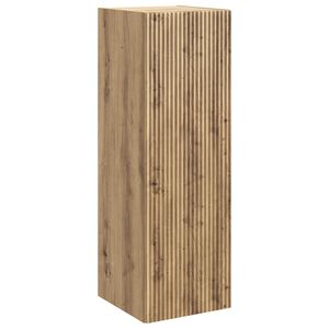 vidaXL Mobiletto da Bagno a Muro Rovere Artigianale 33 x 34,5 x 100 cm