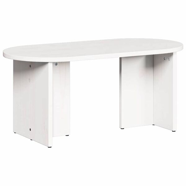 vidaXL Tavolino da salotto Bianco 80 x 39,5 x 35 cm