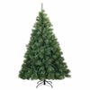 vidaXL Albero di Natale artificiale con 300 LED Verde 210 cm PE e PVC
