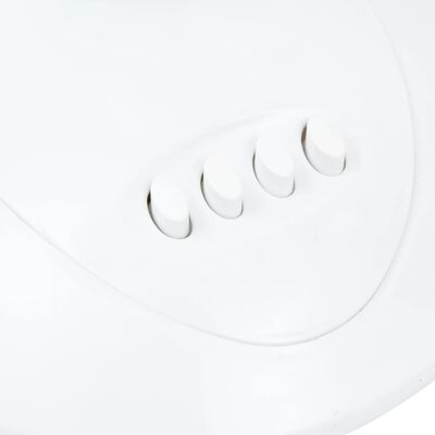 vidaXL Ventilatore da Tavolo a 3 Velocità 30 cm 40 W Bianco