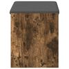 vidaXL Panca per ingresso Quercia Affumicata 63 x 38 x 45 cm