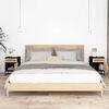 vidaXL Comodini 2 pz Neri 40x30x55,5 cm Legno Multistrato e Ferro