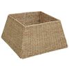 vidaXL Collare per Albero di Natale Marrone 50 x 50 x 25 cm seagrass