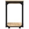 vidaXL Tavolino con Ruote Rovere Sonoma 50x35x55,5cm Legno Multistrato