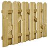 vidaXL Cancello da giardino 100 x 75 cm Legno Massello di Pino Verde