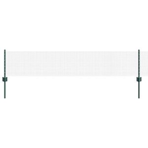 vidaXL Recinzione in rete saldata con pali 10 x 0,4 m Verde Rete