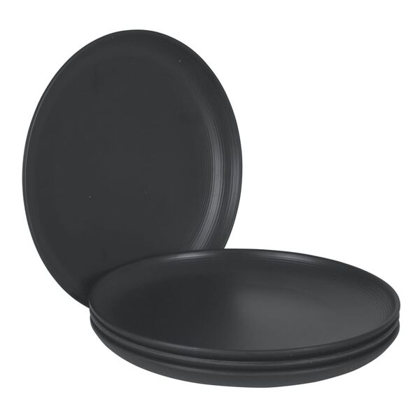 Bo-Camp Set di Stoviglie 16 pz Orville in Melamina Antracite