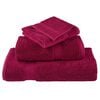 vidaXL Set ASciugamani SOLUND 8 pz Bordeaux 600 gsm