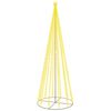 vidaXL Albero di Natale a Cono Bianco Caldo 732 LED 160x500 cm