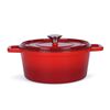 Livoo Casseruola Rotonda 24 cm 4 L Rossa